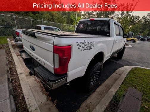 White Platinum Metallic Tri-Coat 2019 Ford F-350 Lariat