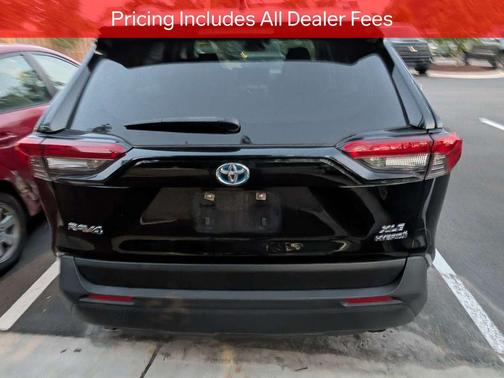 Midnight Black Metallic 2021 Toyota RAV4 Hybrid XLE