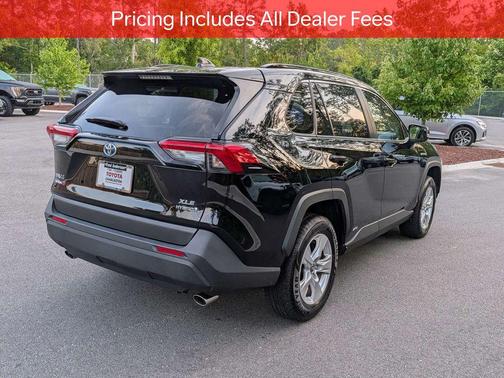 Midnight Black Metallic 2021 Toyota RAV4 Hybrid XLE