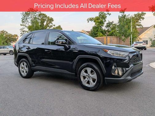 Midnight Black Metallic 2021 Toyota RAV4 Hybrid XLE
