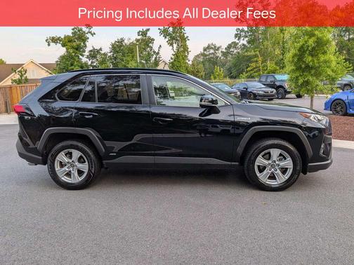 Midnight Black Metallic 2021 Toyota RAV4 Hybrid XLE