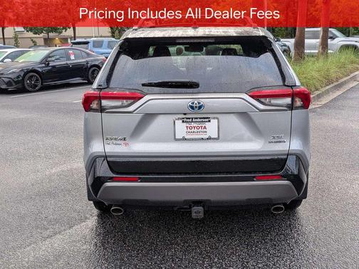 Silver Sky Metallic/Midnight Black Metallic 2021 Toyota RAV4 Hybrid SE