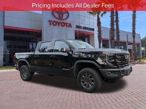 Onyx Black 2025 GMC Sierra 1500 AT4X