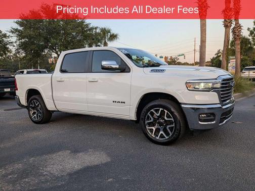 Bright White Clearcoat 2025 RAM 1500 Laramie
