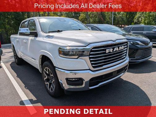 Bright White Clearcoat 2025 RAM 1500 Laramie
