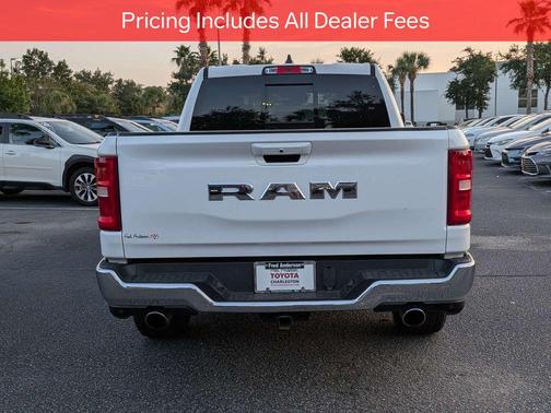 Bright White Clearcoat 2025 RAM 1500 Laramie
