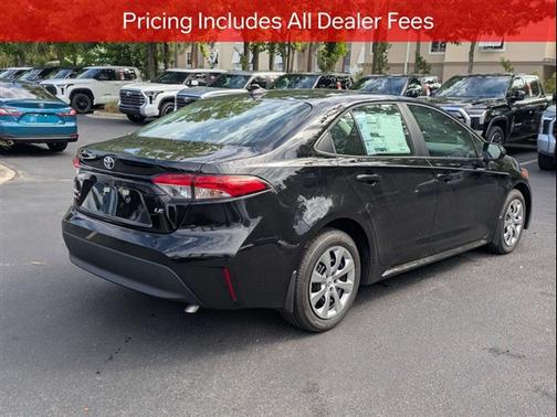 Midnight Black Metallic 2026 Toyota Corolla LE