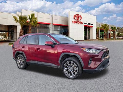 Ruby Flare Pearl 2019 Toyota RAV4 XLE Premium