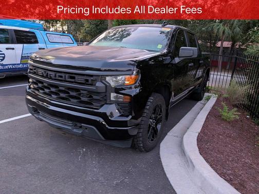 Black 2022 Chevrolet Silverado 1500 Custom