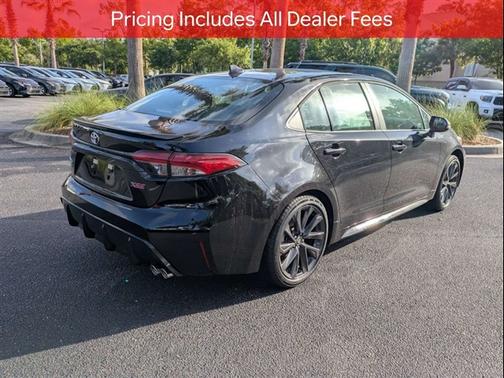 Midnight Black Metallic 2026 Toyota Corolla XSE