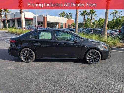 Midnight Black Metallic 2026 Toyota Corolla XSE