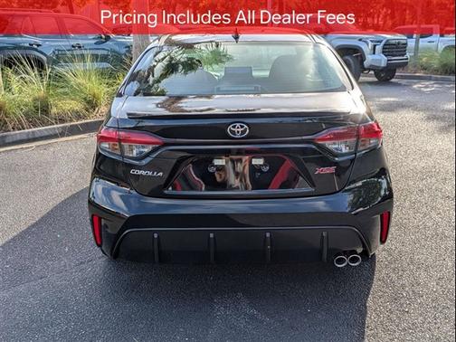 Midnight Black Metallic 2026 Toyota Corolla XSE