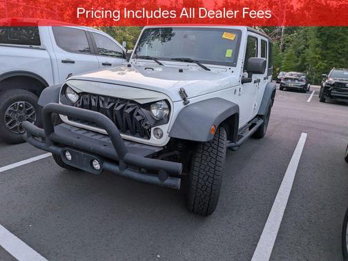 Bright White Clearcoat 2015 Jeep Wrangler Unlimited Sport