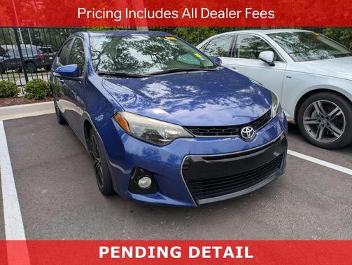 Blue Crush Metallic 2016 Toyota Corolla S Plus