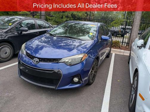 Blue Crush Metallic 2016 Toyota Corolla S Plus