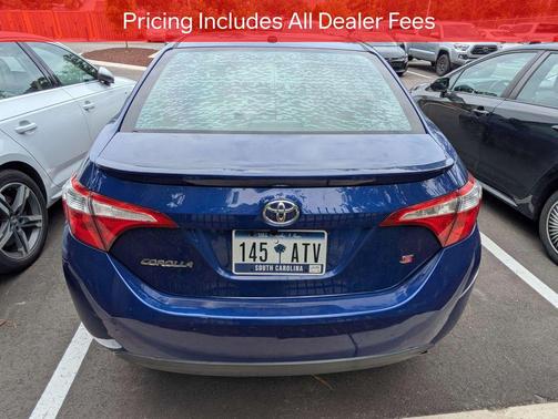 Blue Crush Metallic 2016 Toyota Corolla S Plus
