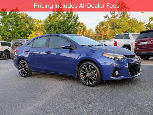 Blue Crush Metallic 2016 Toyota Corolla S Plus