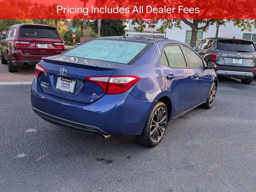 Blue Crush Metallic 2016 Toyota Corolla S Plus