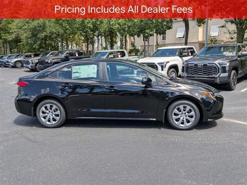 Midnight Black Metallic 2026 Toyota Corolla LE