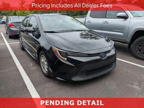 Black Sand Pearl 2021 Toyota Corolla Hybrid SE