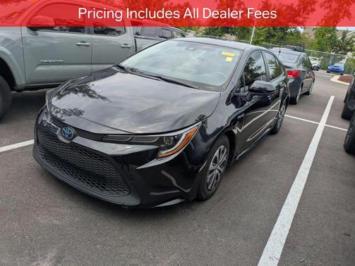 Black Sand Pearl 2021 Toyota Corolla Hybrid SE