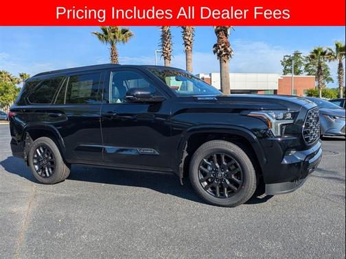 Midnight Black Metallic 2026 Toyota Sequoia Platinum