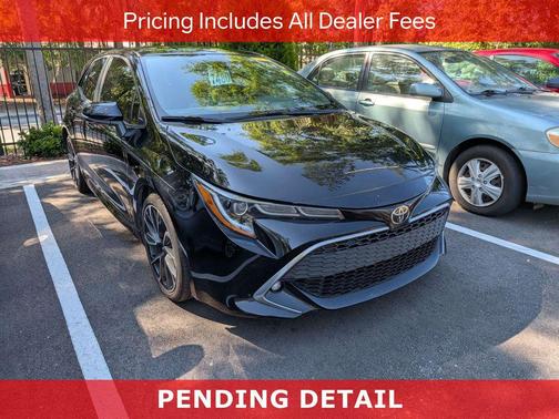 Midnight Black Metallic 2020 Toyota Corolla XSE