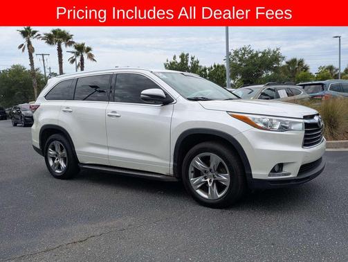 Blizzard Pearl 2015 Toyota Highlander Limited