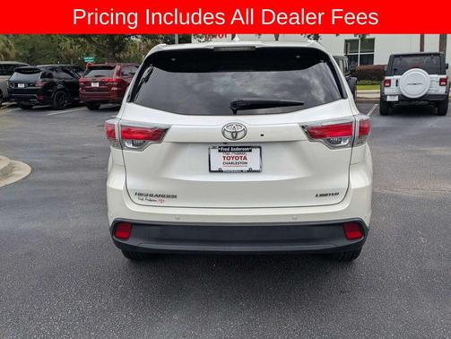 Blizzard Pearl 2015 Toyota Highlander Limited