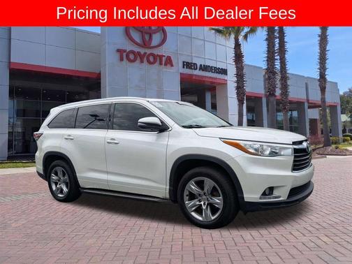 Blizzard Pearl 2015 Toyota Highlander Limited