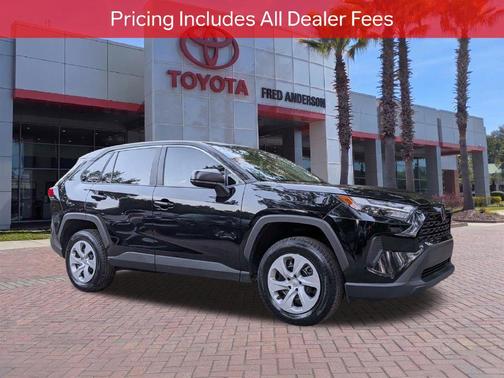 Midnight Black Metallic 2025 Toyota RAV4 LE
