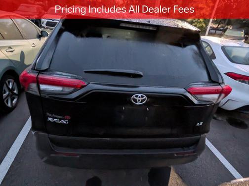 Midnight Black Metallic 2025 Toyota RAV4 LE