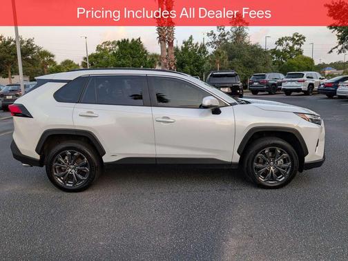 Wind Chill Pearl 2023 Toyota RAV4 Hybrid XLE Premium