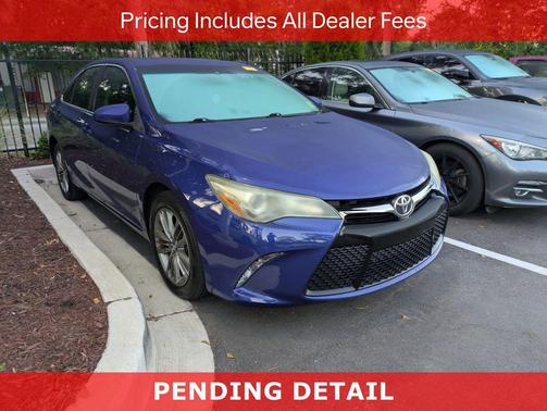 Blue Crush Metallic 2015 Toyota Camry SE