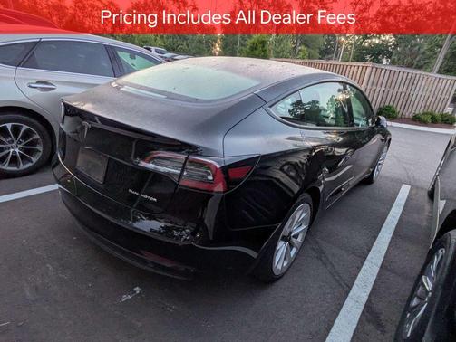 Solid Black 2022 Tesla Model 3 Long Range