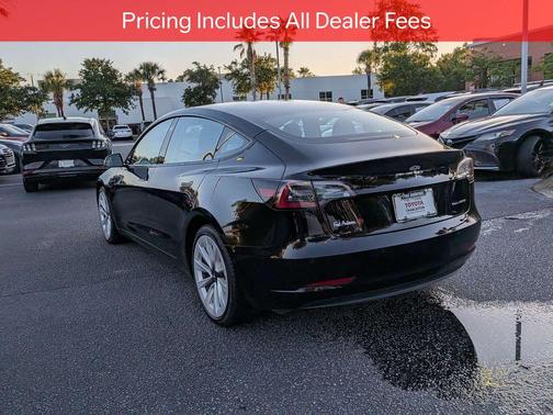 Solid Black 2022 Tesla Model 3 Long Range