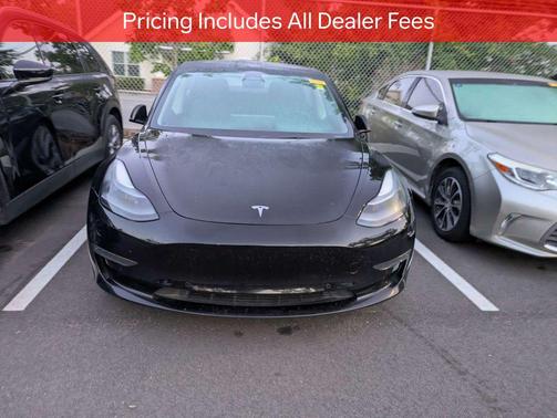 Solid Black 2022 Tesla Model 3 Long Range