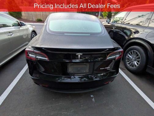 Solid Black 2022 Tesla Model 3 Long Range