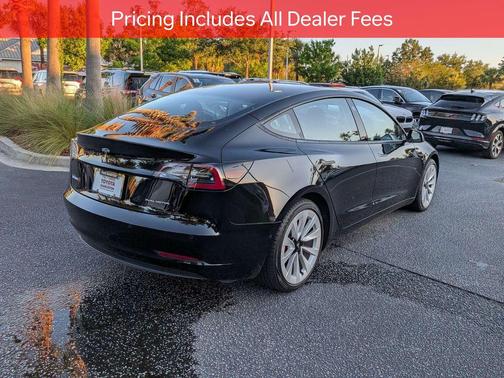 Solid Black 2022 Tesla Model 3 Long Range