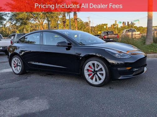 Solid Black 2022 Tesla Model 3 Long Range