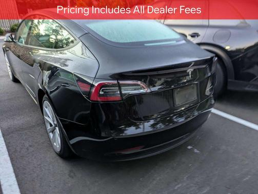 Solid Black 2022 Tesla Model 3 Long Range