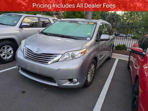 Silver Sky Metallic 2015 Toyota Sienna XLE Premium