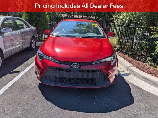 Barcelona Red Metallic 2021 Toyota Corolla LE