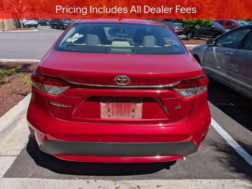 Barcelona Red Metallic 2021 Toyota Corolla LE