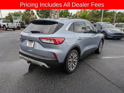 ICED BLUE SILVER METALLIC 2022 Ford Escape Titanium
