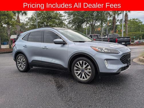 ICED BLUE SILVER METALLIC 2022 Ford Escape Titanium