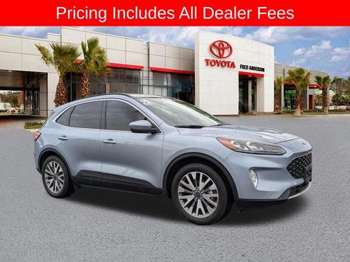 ICED BLUE SILVER METALLIC 2022 Ford Escape Titanium