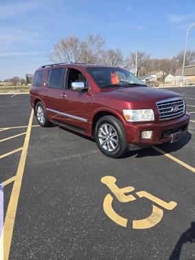 Burgundy 2010 INFINITI QX56 Base