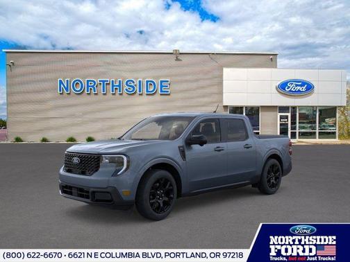 Azure Gray Metallic Tri-Coat 2025 Ford Maverick Lariat