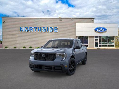 Azure Gray Metallic Tri-Coat 2025 Ford Maverick Lariat